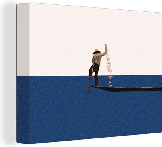 OneMillionCanvasses Canvas Schilderij - Abstract - 80x60 cm