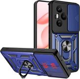 Techsuit Hoesje geschikt voor HONOR 400 Pro - Camshield Back Cover - Blauw