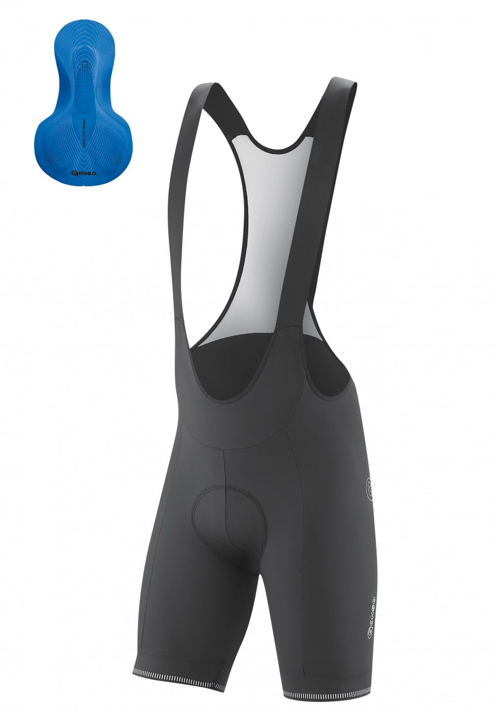 Gonso Sitivo Bib Shorts - G16160-9308-XXL-MAAT - 4050772142435