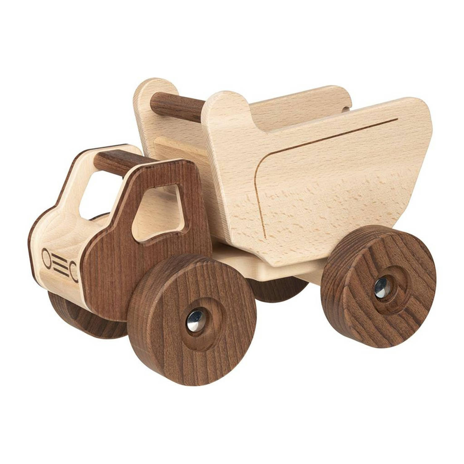 Goki Kiepwagen Junior 27 X 16 X 8 Cm Hout Bruin/naturel