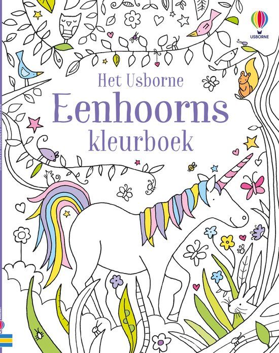 Eenhoorns Usborne Eenhoorns kleurboek
