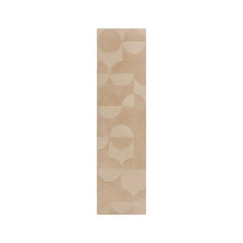 Flair Rugs Beżowy wełniany chodnik 60x230 cm Gigi