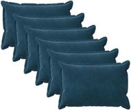 vidaXL - Taie d'oreiller - 6 pièces - Bois - Bleu - 50 x 70 cm - Coton satin