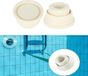 Bumper de piscine 2 pièces - Caoutchouc - 6x3,9x3,3cm - Bouchon d'échelle de piscine - Protecteur de liner de piscine - Taille universelle - Bouchon d'échelle de piscine