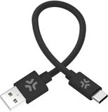 Celly Oplaadkabel 60W - USB-A naar USB-C kabel - 0.3m - Zwart