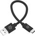 Celly Oplaadkabel 60W - USB-A naar USB-C kabel - 0.3m - Zwart