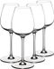 Villeroy & Boch Purismo Rode Wijnglazen Set van 4 - 200 ml