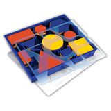 Learning Resources Attribuut Blok Bureau in Plastic Opslag Dienblad 60-Stuks Set