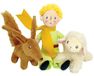 JEMINI Boîte à câlins "Le Petit Prince" - 3 personnages - Très souple - Convient dès la naissance