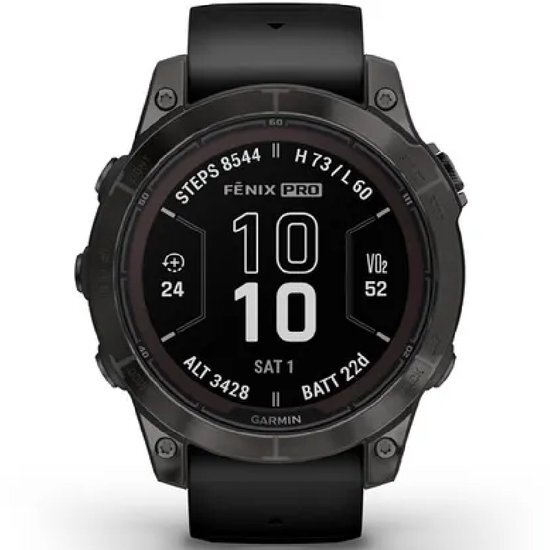 Garmin Fenix 7 Pro - Sapphire Solar Edition - Zwart - Unisex