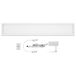 REV LED Onderbouwlamp Ultraplat 60cm - 9.5W - 700lm - Wit