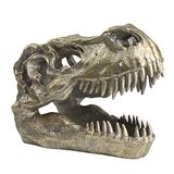 HEINBOW T-rex schedel dinosaurus hoofd trofee faux taxidermie standbeeld Tyrannosaurus Rex hoofd schedel sculptuur fossiele beeldje thuis desktop man grot decor 17,6 cm lang