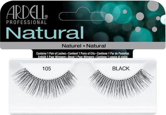 Ardell Natural Lashes 105 - Black - False Eyelashes