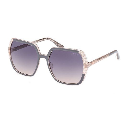 Guess Zonnebril Heren B Grijs Zilver ø 56 mm