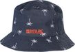 Regatta Crow Hoofdbedekking Kinderen - navy palm print 11-13 | 55cm