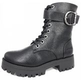 Blowfish Yanna Damenschuhe Stiefel Schnürer Boots Schwarz