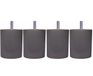 Margot 3700527826998 cilinder set van 4 lattenpoten, taupe, hoogte 9,0 cm
