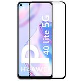 Displaybeschermfolie Huawei Displaybeschermfolie van gehard glas voor Huawei P40 Lite 5G (Full 3D), zwart