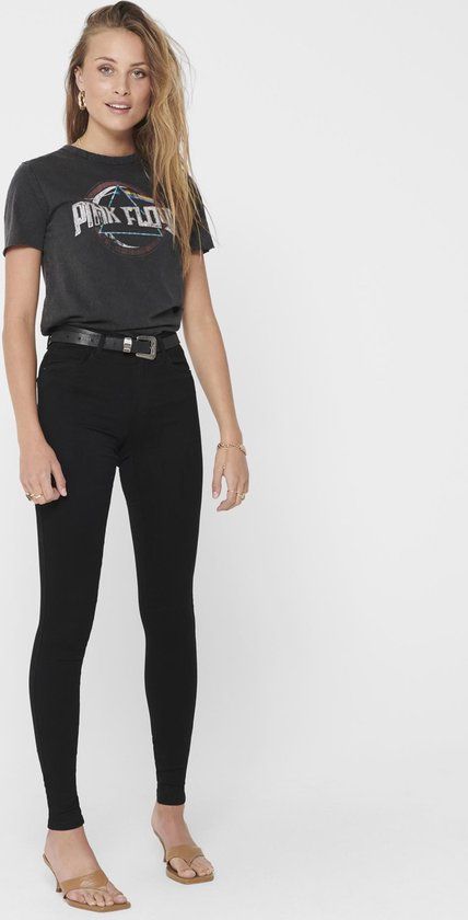 ONLY ONLROYAL LIFE REG SKINNY JEANS - Black - Women's