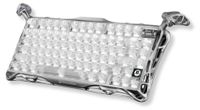 GravaStar Mercury K1 Pro Ghost Silver, clavier de jeu sans fil