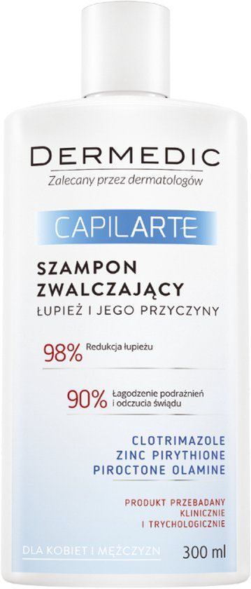 Dermedic Capilarte Shampoo - 300 ml - Tegen roos - Vrouwen
