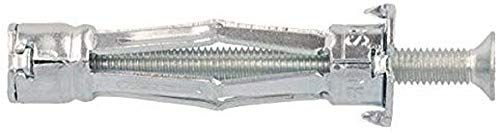 MOLLY M11006-XJ metalen expansiepluggen met schroef M4, grijs, 10 stuks