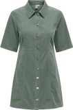 ONLY ONLAIME 2/4 SHORT CORD BUTTON DRESS PNT Jurk Meisjes XXXL Jade Groen