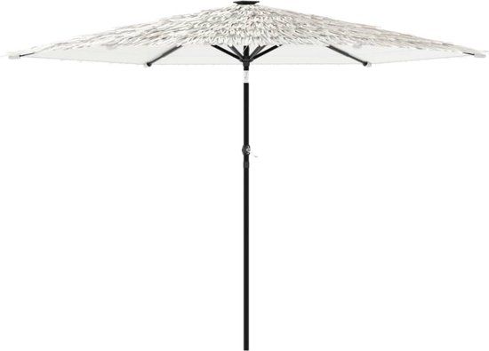vidaXL Parasol - met stalen paal - 288x288x225 cm - groen