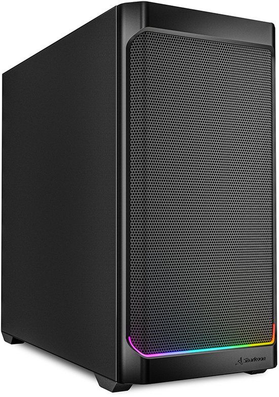 Sharkoon MK4 RGB Strip Micro Tower Zwart