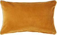 Homescapes Mosterdgeel fluwelen kussenhoes 30 x 50 cm
