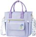 Sac à lunch sans marque pour femmes - Grand sac isotherme étanche avec motif floral, violet, 11 l