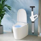 Déboucheur de toilettes - Indicateur de pression - Haute pression - Gris