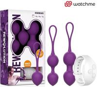 REWOLUTION Rewobeads Vibrating Balls Remote Control With Watchme Technology Paars