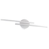 PRENDELUZ Decoratieve LED-wandlamp voor de badkamer, 2 x 7 W, 4000 K, wit