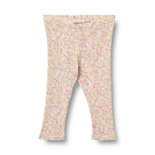 Wheat slim regular waist gebloemde legging lichtroze