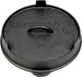 Valhal Outdoor - Couvercle en Fonte pour Skillet / Poêle 25cm
