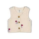 Feetje teddy gilet Afternoon Tea creme/berry/lila