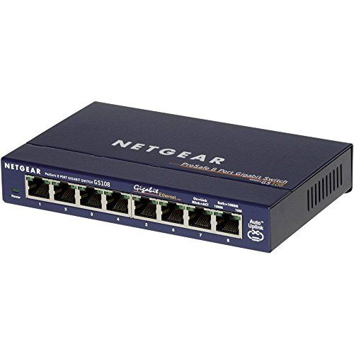 NETGEAR 8-poorts Gigabit Ethernet Unmanaged Switch (GS108)