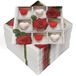 Heku 30243-404: 100 servetten, 3-laags, rozen en harten, 33 x 33 cm