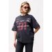 Catwalk Junkie oversized T-shirt met backprint - antraciet