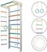 Monkey-Gym Klimmuur Houten klimrek met optrekstang