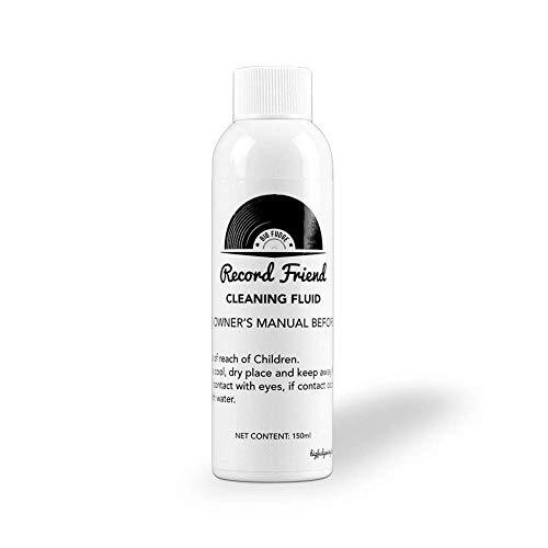 BIG FUDGE Vinyl Record Cleaning Solution - 150ml (5 oz) Refill Fles voor gebruik met Record Friend | Houd uw collectie klinkt fris als ooit!