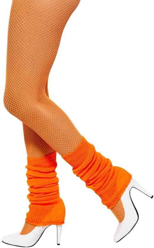 Smiffys Legwarmers Orange Neon