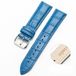 By Qubix - Smartwatch bandje - Blauw - Leer - Geschikt voor Garmin Venu 4 (45 mm)