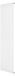 Radiateur design ovale - 1 colonne - 1800x480 mm - blanc