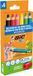 Bic Kids Kleurpotloden Multi Surface + puntenslijper assorti 6 stuks