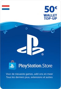 Sony digitaal 50 euro PlayStation Store tegoed - PSN Playstation Network Kaart (NL)