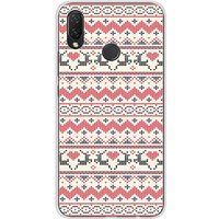 1001 coques Rendier Rendier siliconen hoesje compatibel met Huawei P Smart Plus rendier kersttrui