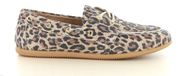 DWRS LABEL DWRS Latty leopard mocassins cognac