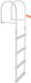 Vevor Dock Ladder 4 Verwijderbare Treden 227 kg Draagvermogen Ponton Bootladder Gemaakt van Aluminiumlegering met 8 cm Brede Trede voor het Aan boord gaan van Schepen/Meren/Zwembaden/Oceanen